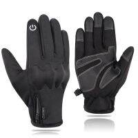 （AT） Unisex Touch Screen Gloves Winter Warmslip Skiing Outdoorcycling Hiking Mountaineering Gloves Sports