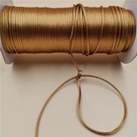 2mm X 20meters Old Gold Color Rattail Satin Cord Chinese Knot Braided String Jewelry Findings Beading Rope R563 Electrical Connectors