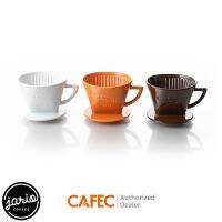 JARIO x CAFEC ดริปเปอร์ เซรามิก ทรงก้นตัด CAFEC Trapezoid Ceramic Dripper