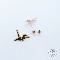 make_n_happen ต่างหู Earring Origami รหัส 097 บริการเก็บเงินปลายทาง