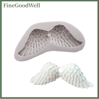 FineGoodWell Angel Wings ซิลิโคน fondant แม่พิมพ์เค้กตกแต่งเครื่องมือแม่พิมพ์ช็อกโกแลต