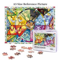 Pokemon Poké Mon And Magic Baby Eevees Wooden Jigsaw Puzzle 500 Pieces Educational Toy Painting Art Decor Decompression toys 500pcs