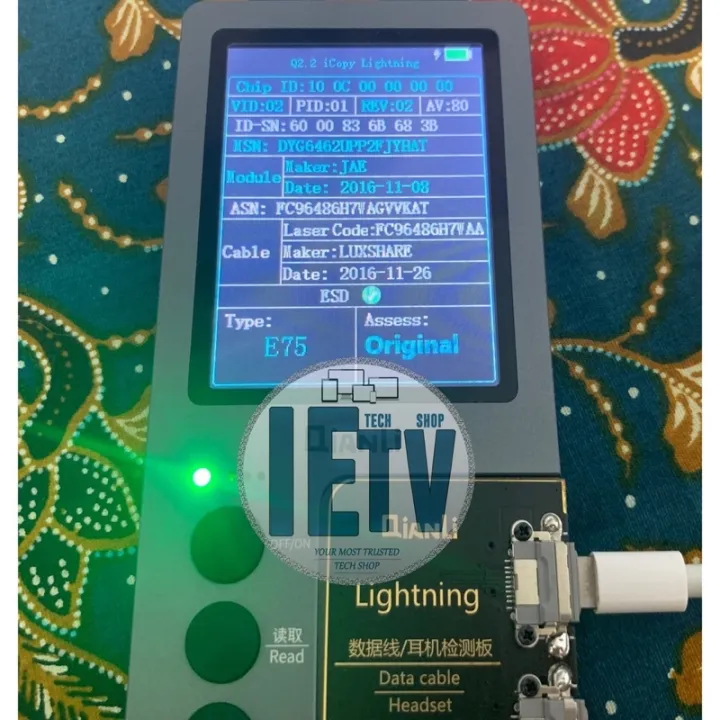 durable Original Lightning to USB Cable (1Meter/2Meter) & 5Watts