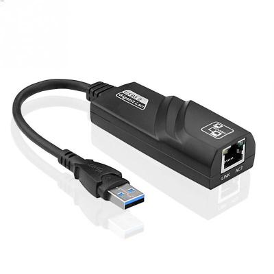 USB แบบมีสาย3.0ไปยังกิกะบิตอีเธอร์เน็ต RJ45แลน (10/100/1000) Mbps การ์ดเครือข่ายอีเธอร์เน็ตตัวแปลงเครือข่ายสำหรับพีซีร้านที่ลดลง