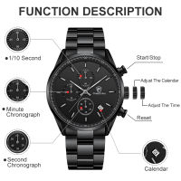 New CHEETAH Watches for Men Top nd Luxury Fashion Business Quartz Men’s Wristwatch Stainless Steel Waterproof Sports Clock