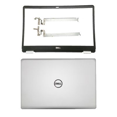 New Laptop Case For Dell Inspiron 15 5000 5584 LCD Back Cover/Front Bezel/LCD Hinge 0GYCJR 0J0MYJ Silvery