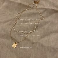 Vivienne Westwood NGBB someday if/Double-layered rice pearl necklace for women high-end design light luxury niche clavicle chain neck necklace