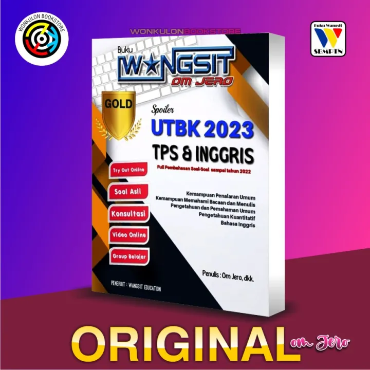 Buku Wangsit OM JERO UTBK SBMPTN TPS Gold 2023 / Buku Wangsit UTBK SNBT ...