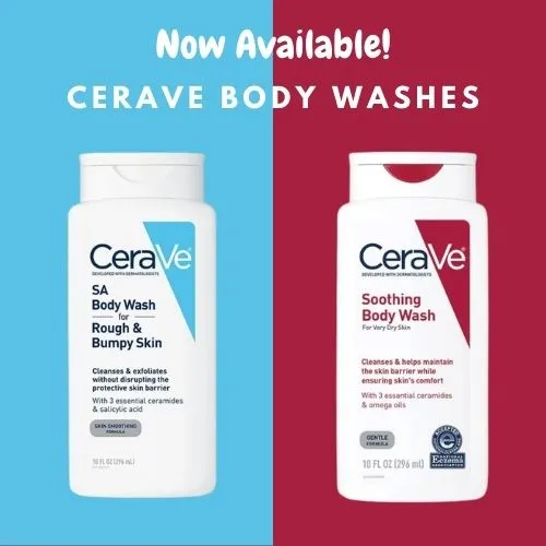 CERAVE Body Wash (Cerave SA Body Wash, Cerave Soothing Body Wash