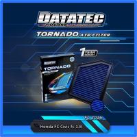 กรองอากาศผ้า Datatec Tornado รุ่น Honda Civic Fc Fk 1.8 ปี 2015-2020 แผ่นกรองอากาศ ไส้กรองอากาศ กรองอากาศรถยนต์ สามารถล้างนำกลับมาใช้ใหม่ได้