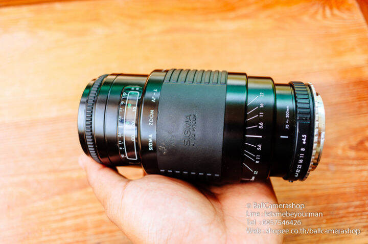 for-canon-eos-dslr-ทุกรุ่น-ขายเลนส์-tele-มือหมุน-งบประหยัด-sigma-75-300mm-f4-5-5-6-serial-3078478