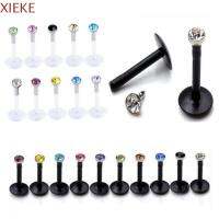 XIEKE 10pcs ร้อน คริสตัล เซ็กซี่ อะคริลิค อัญมณี Labret ลิปสตั๊ด เจาะเนื้อ