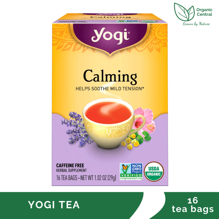 Yogi Tea Calming 16 Organic Caffeine Free Tea Bags Lazada PH Yogi tea calming 16 organic caffeine free tea bags lazada ph