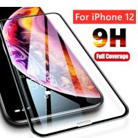 ฟิล์มกระจกนิรภัย ป้องกันหน้าจอ 9H สำหรับ iPhone 12 Pro Max 12 Mini 11 Pro Max SE 2020 6 6S 7 8 Plus Tempered Glass Full Cover Phone Screen Protector