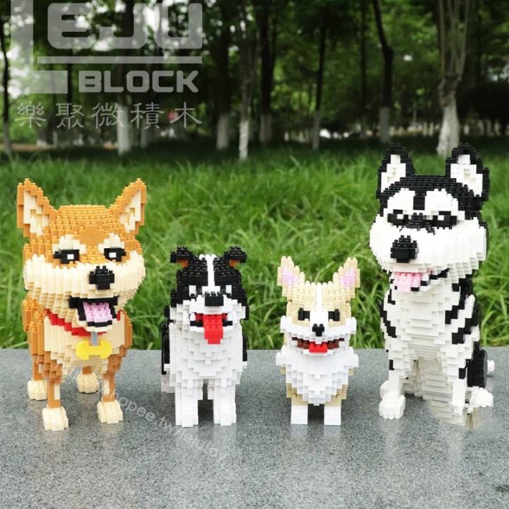 lejublock-หมา-บล็อกตัวต่อ-นาโนบล็อกแมว-ตัวต่อ-husky-ชิบะอินุ-ชเนาเซอร์-ดัชชุนด์-คอร์กี้-จำพวกทอง-หุ่นพุดเดิ้ล-ของขวัญวันเกิด-ของเล่น-ของเล่นเด็กตัวต่อ-ของเล่นเด็กผู้ชาย-ไดโนเสาร์-สนูปปี้-nanoblock-ของ