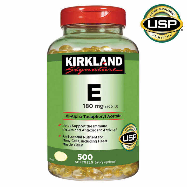 kirkland-signature-vitamin-e-180-mg-500-softgels-ของแท้-หมดอายุเดือน-07-2025