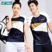 YONEX Han edition of the new yy feather suit suit men and women volleyball movement speed dry table tennis coat short sleeve breathable group-buying lettering