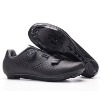 ☎∋ Cycling Shoes Road Bike Riding Wear Resistant Waterproof Bicycle Nylon Bottom Riding Lock Shoe Unisex RN1128