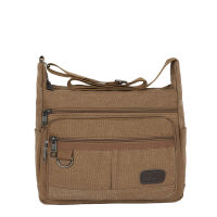 Mens Canvas Shoulder Bag Bag Casual Large Capacity Multi-pocket Handbag Messenger Bag Ladies Bolsa Feminina Sac Crossbody Bags