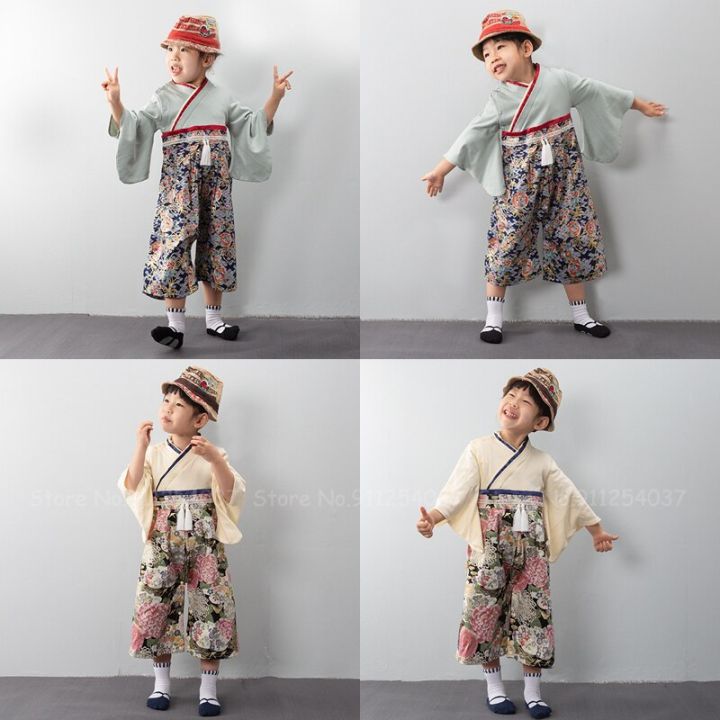 เด็กสไตล์ญี่ปุ่นพิมพ์-kimono-เด็ก-retro-yukata-jumpsuit-เด็กแฟชั่น-hanfu-romper-jumpsuit-เอเชียเสื้อผ้าสไตล์เอเชียตะวันออก
