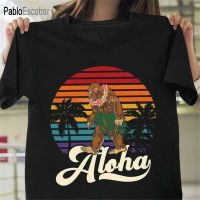 เสื้อยืด ผ้าฝ้าย พิมพ์ลาย Aloha Hawai Beach สไตล์วินเทจ เหมาะกับฤดูร้อน แฟชั่นสําหรับผู้ชาย ไซซ์ S - 6XlSize
