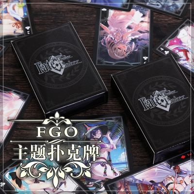 Anime Game Fate/Grand Order Arutoria Pendoragon Saber Creative Cartoon character Poker Playing Cards Family Party Entertainment