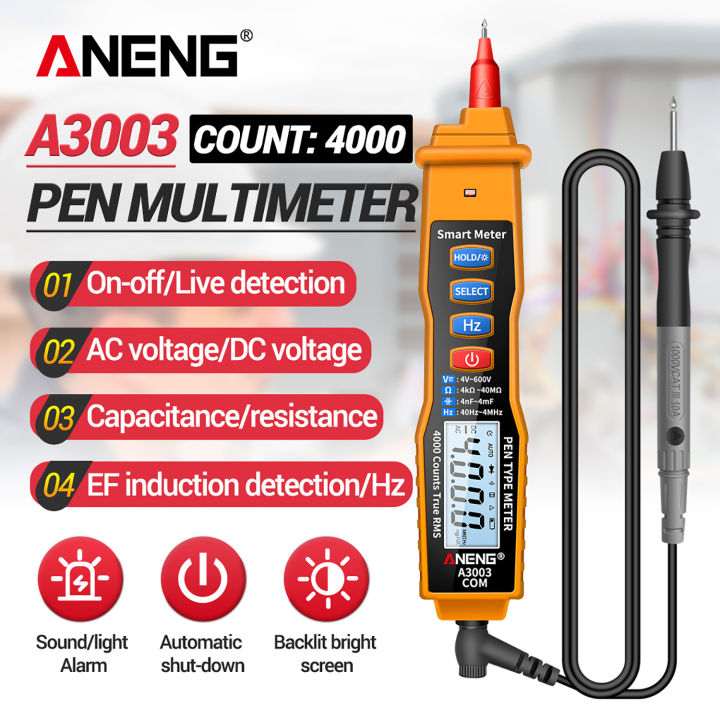 aneng-ปากกาดิจิตอลมัลติมิเตอร์-ncv-ac-dc-โวลต์มิเตอร์-ohmmeter-ความต้านทานความจุ-frequanecy-live-line-test-มือถือ4000นับแอลซีดี-backlight-เครื่องทดสอบที่ทดสอบไฮโกรมิเตอร์และไฟฉาย