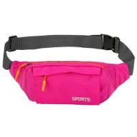 ○✓♀ Waterproof Fitness Runner Waist Bum Bag Man Running Jogging Belt Pouch Zip Pack