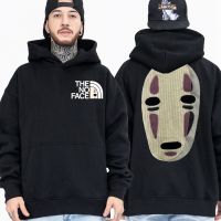 Anime Spirited Away Hoodies No Face Man Japanese Manga Print Hoodie Men Casual Oversized Hooded Sweatshirt Pullover Size XS-4XL