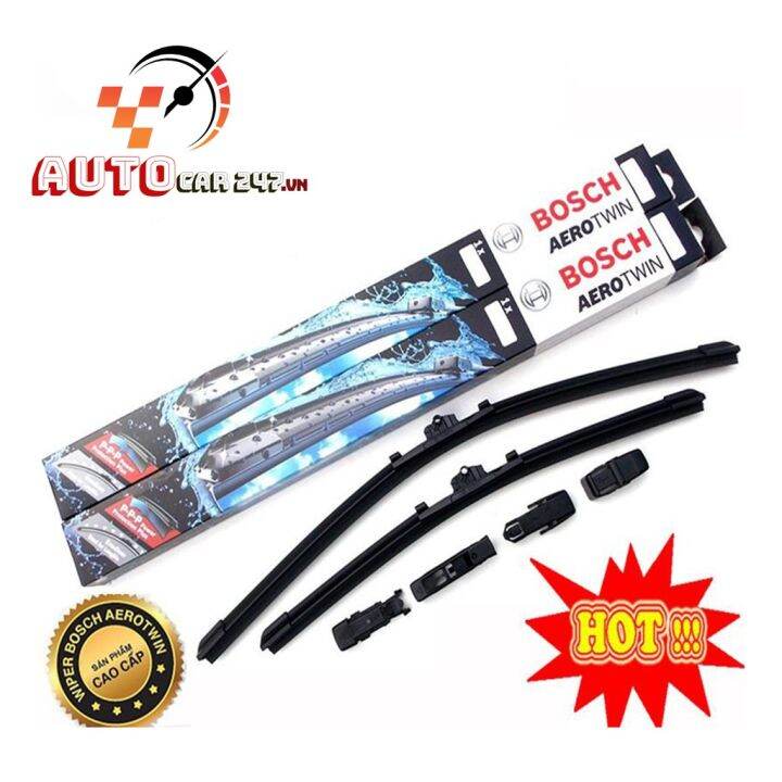 Gạt mưa cao cấp xương mềm siliconBOSCHAerofit lắp đặt cho Honda Civic 20082012 kích thước