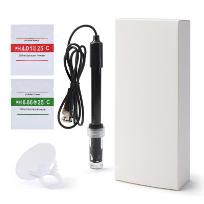 Fansline- PH Replacement Probe Aquarium Hydroponic Laboratory Electrode PH Meter Probe BNC Connector PH Meter Sensor