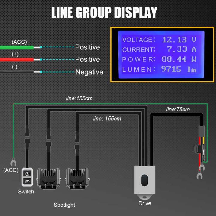 ชิ้นส่วนมอเตอร์ไซค์อัตโนมัติสปอตไลท์ตาปีศาจ90w-led-สปอตไลท์เสริม5000lm-ลำแสงสูงต่ำไฟตัดหมอกขับรถกระพริบเลนส์ไฟหน้า87tixgportz