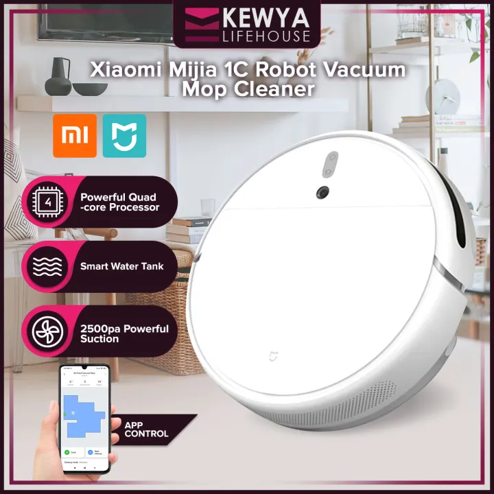Kewya Xiaomi Mijia 1C Robot Vacuum Mop Cleaner App Control Sweep & Mop Lazada PH