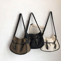 Large Capacity Canvas Bag Japanese Simple Messenger Bag Women Shoulder Bag Sling Bag