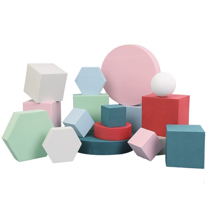 solid-color-photography-photo-background-props-foam-geometric-cube-table-shooting-for-photographic-posing-ornaments-backdrops
