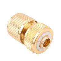 1pc Aluminum Alloy 1/2 Quick Connector For 16mm Hose Garden Irrigation Watering Quick Couplin Water Gun Faucet Adapter