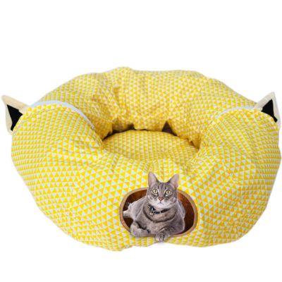 Cat Tunnel Collapsible Cat Tunnel Cat Tunnel Rolling Ground Totoro Litter Environmental Protection Educational Pet Toy Drill