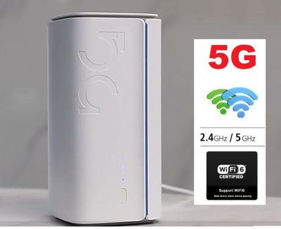 5G Router WiFi ใส่ซิม 5G รองรับ 5G 4G 3G AIS,DTAC,TRUE,NT, Indoor and Outdoor WiFi-6 Intelligent Wireless Access router (CPE)