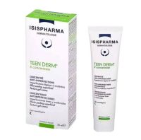 ทาสิว Teen Derm K concentrate 30 ml  ครีมแต้มสิวสูตรกลางคืน(เลขทะเบียน1026100012263)หมดอายุเดือน11/2027