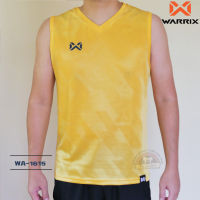 WARRIX เสื้อวิ่ง คอวี ลาย Pulse Unity WA-1615 สีเหลือง YY วาริกซ์ วอริกซ์ ของแท้ 100%