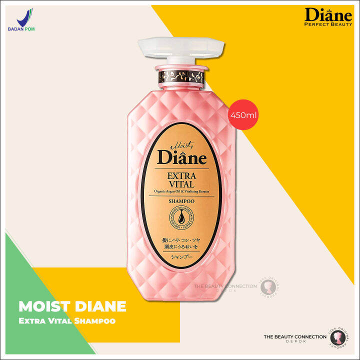 MOIST DIANE Extra Vital Shampoo 450ml (Made in Japan) Lazada Indonesia