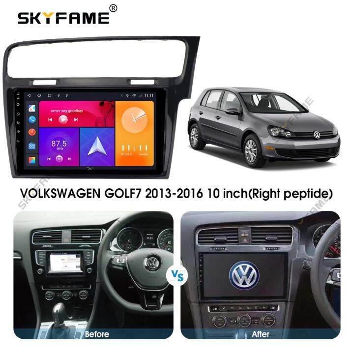 skyfame-car-frame-fascia-canbus-box-adapter-decoder-for-volkswagen-golf-7-7th-android-radio-dash-fitting-panel-kit