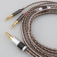 New Audiocrast 8 Cores Headphone Earphone Cable For For Beyerdynamic T1 T5P II AMIRON HOME Denon AH-D600 AH-D7100 Headphone