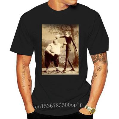 New Funny Skinny Tall Short Fat Boxing Workout Gym Vintage Retro Tshirt