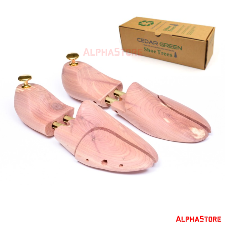 Shoe Tree - Cây Giữ Form Giày Gỗ Tuyết Tùng Hãng Cedar Green - Thơm Mùi Đặc  Trưng, Hút Ẩm, Giữ Phom Dáng Giầy (Đủ Size) 