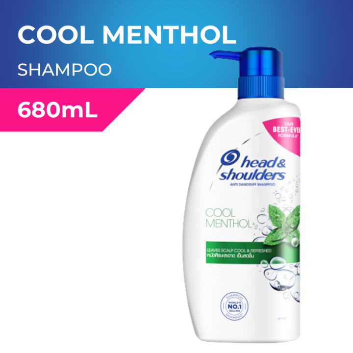 Head & Shoulders Cool Menthol Shampoo 680ml 