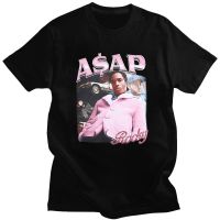 [Chaoku Clothing] เสื้อยืดสกรีนภาพกราฟิกแนว ASAP Rocky ฮิปฮอปเสื้อยืดคู่รักทรงหลวมแขนสั้นผ้าคอตตอนเสื้อยืดฮาราจูกุลำลอง