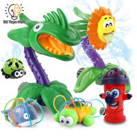 Baby Bath Toys Fun Water Sprinkler Piranha Outdoor Summer Backyard Garden Water Toys