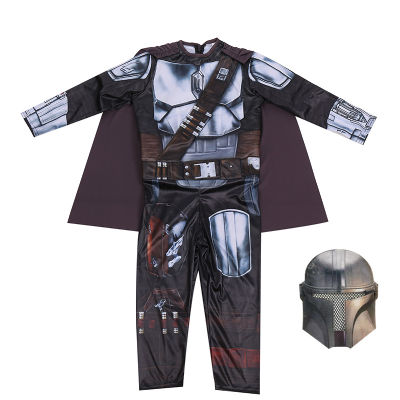 Halloween Costumes for man Boy Children Anime Cosplay Galaxy Bounty Hunter Mandalorian Fantasy mask Personality a suit of clothe