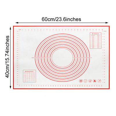 【▼Hot Sales▼】 congbiwu03033736 แป้งพิซซ่าแผ่นเสื่ออบทำขนมนอนสติ๊กทำจากซิลิโคนอุปกรณ์ทำอาหารแกดเจ็ตสำหรับครัวขนมอบอุปกรณ์เสริม